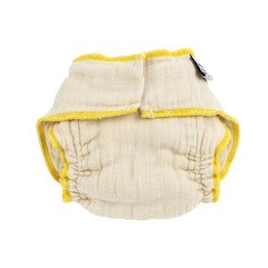Fitted Diapers Unbleached Organic Cotton No Snaps